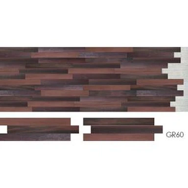 Geurloos en vochtbestendigheid gestreept Woodflooring met gemodificeerde Clay grondstof voor woonkamer
