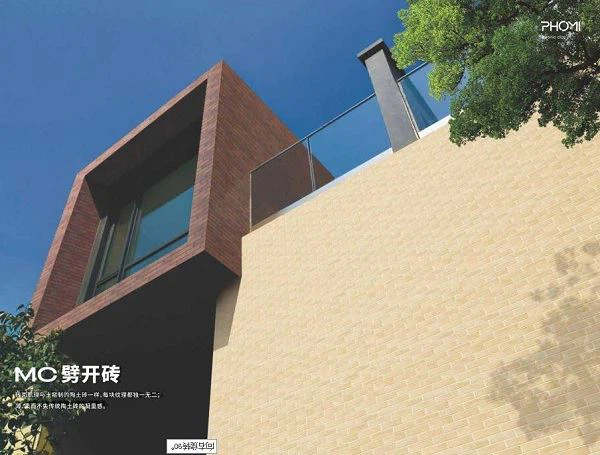 Phomi MCM Gemodificeerde Klei Econic Klei Materiaal Een baksteen Buiten en Binnen Constructie Gebouw School Wandbekleding Commerciële Wandbekleding