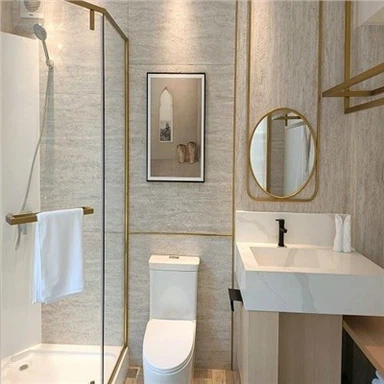 Flexibele tegel travertijn tegel buiten